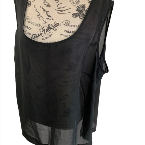 * Giorgio Fiorline women’s plus 1X sheer tank top - Picture 4 of 9